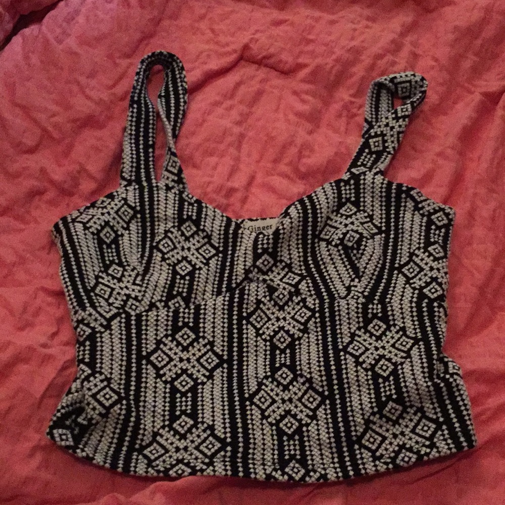 Tribal Print Top